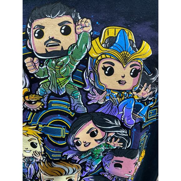 Marvel Eternals Funko Pop Graphic Tee Black Adult Size M - Picture 8 of 9